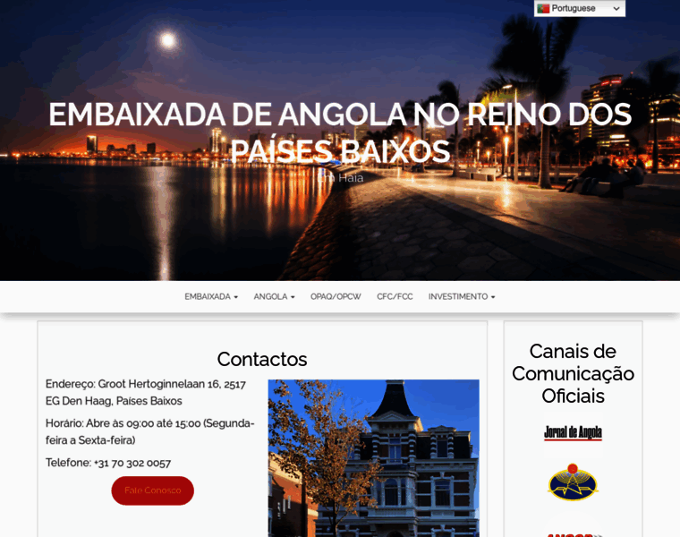 Angola-embassy.nl thumbnail