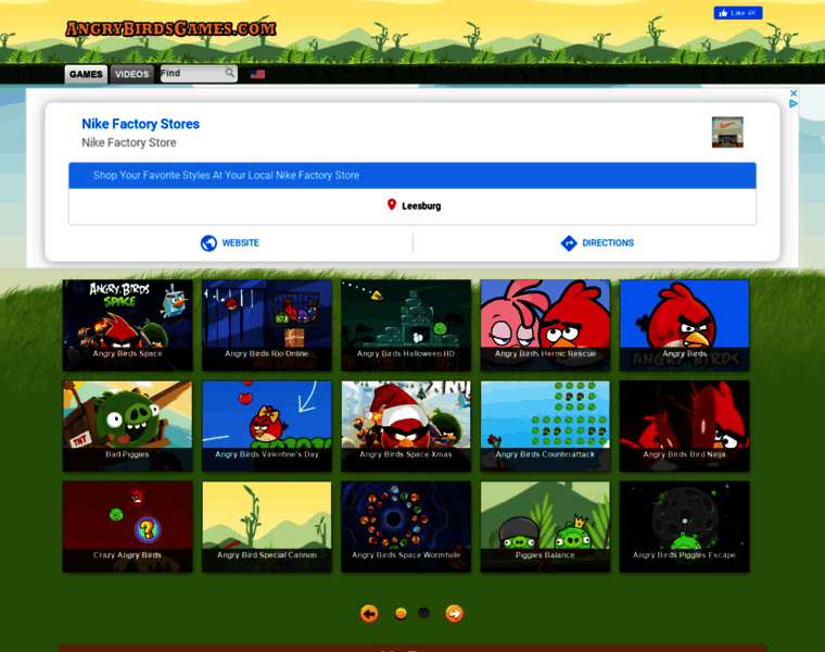 Angrybirdsgames.com thumbnail