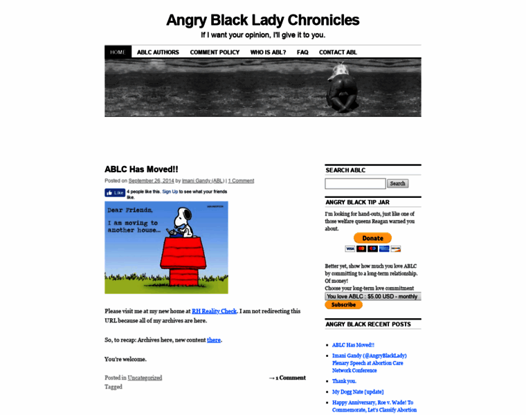 Angryblacklady.com thumbnail