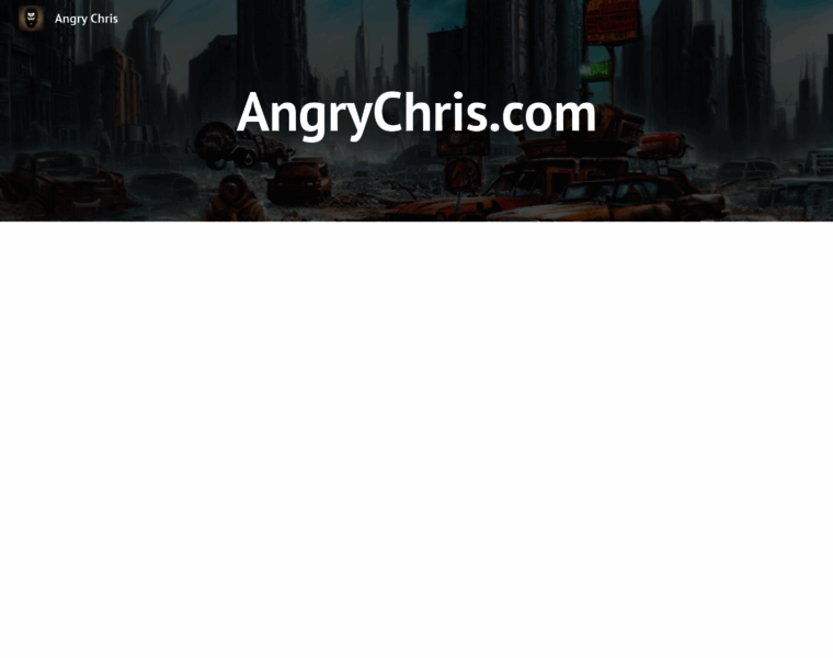 Angrychris.com thumbnail