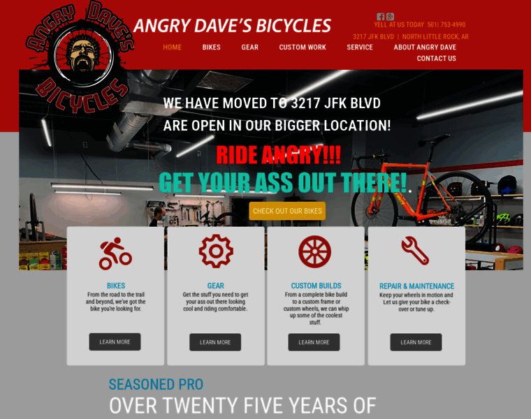 Angrydavesbicycles.com thumbnail