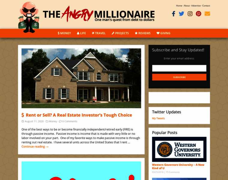 Angrymillionaire.com thumbnail