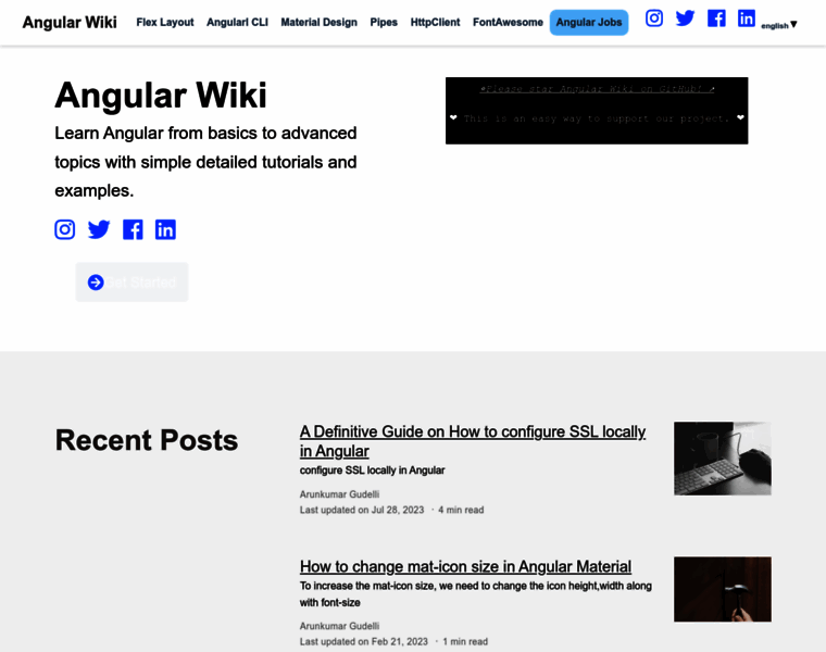 Angularjswiki.com thumbnail