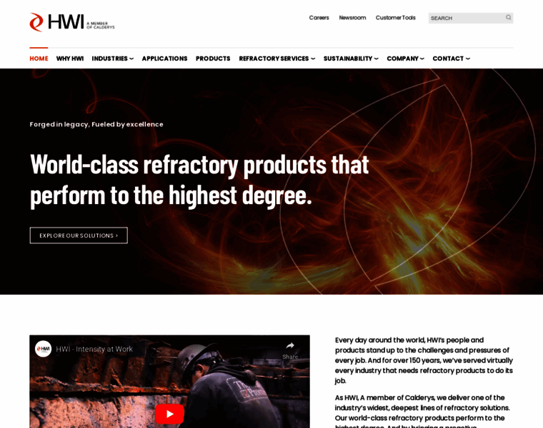 Anhrefractories.com thumbnail