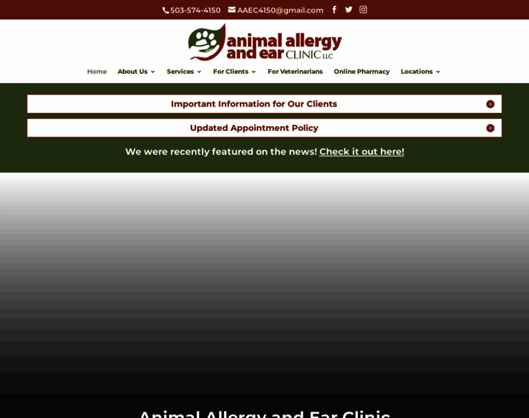 Animalallergyandearclinic.com thumbnail
