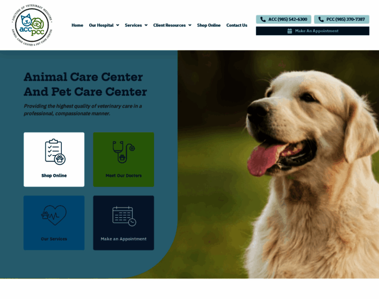 Animalcarecenter.net thumbnail