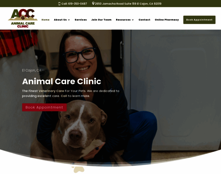 Animalcareclinicsandiego.com thumbnail