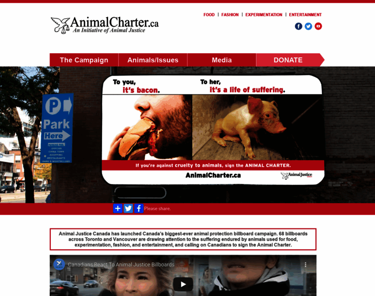 Animalcharter.ca thumbnail