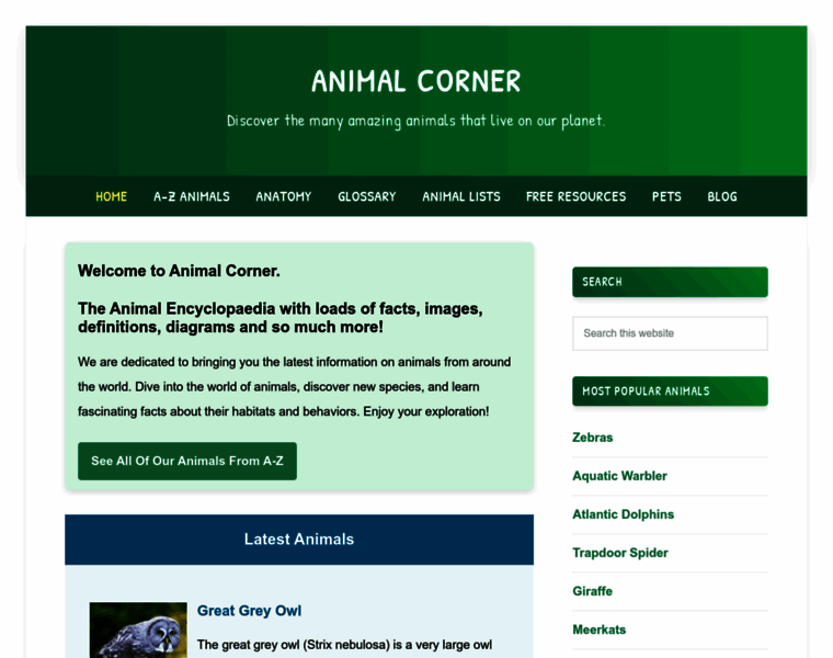Animalcorner.org thumbnail