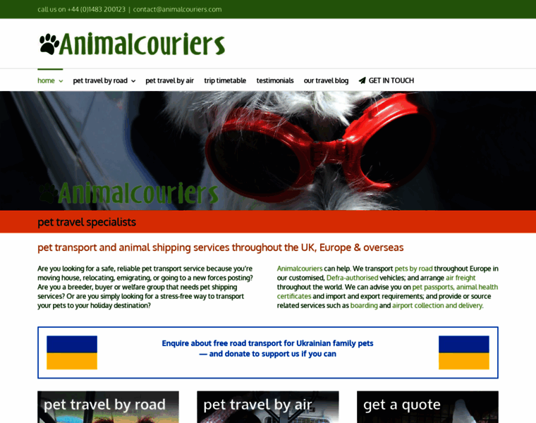 Animalcouriers.com thumbnail