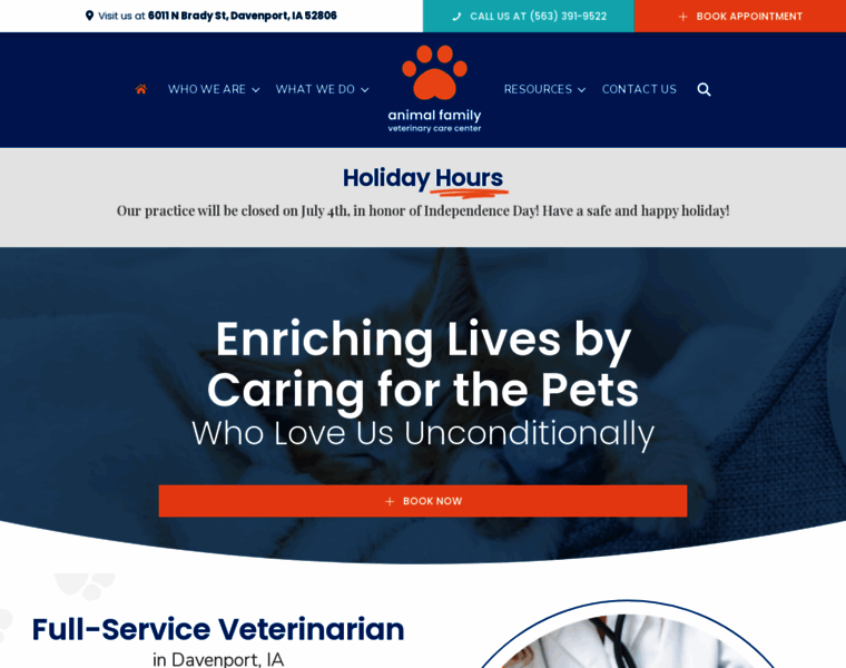Animalfamilyveterinarycare.com thumbnail