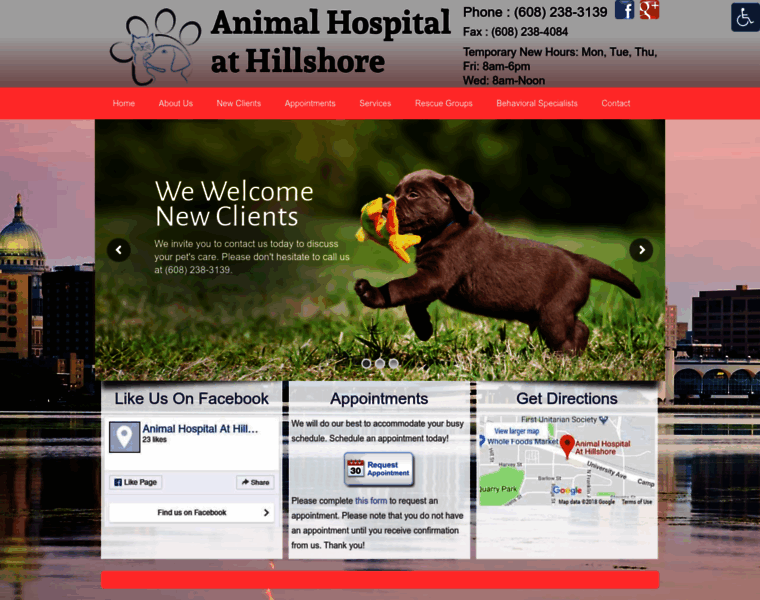 Animalhospitalathillshore.com thumbnail