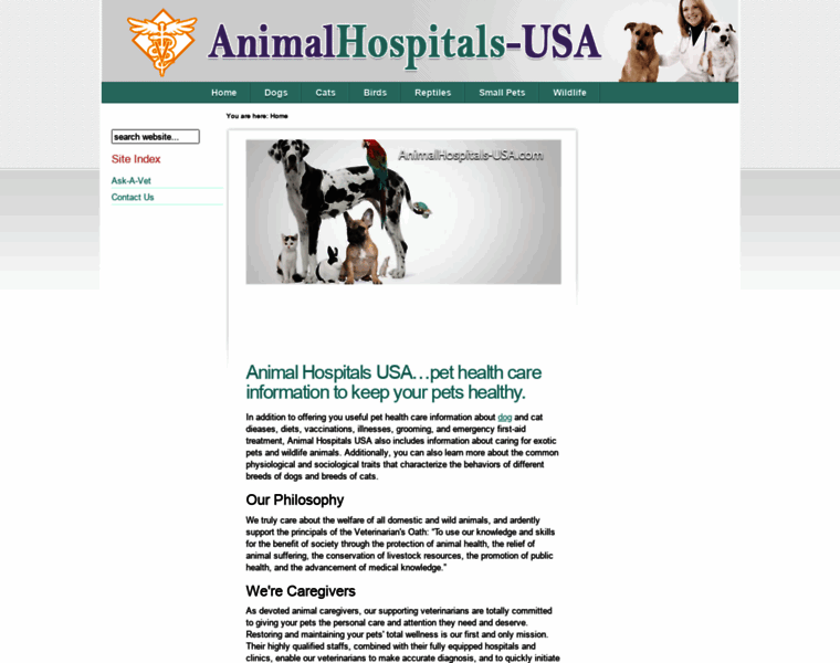 Animalhospitals-usa.com thumbnail