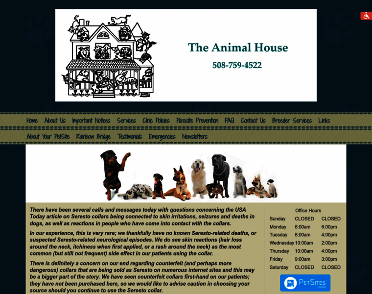 Animalhousebuzzardsbay.com thumbnail