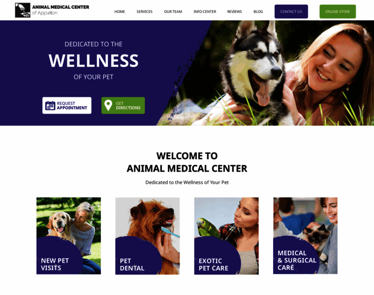 Animalmedcenter-appleton.com thumbnail