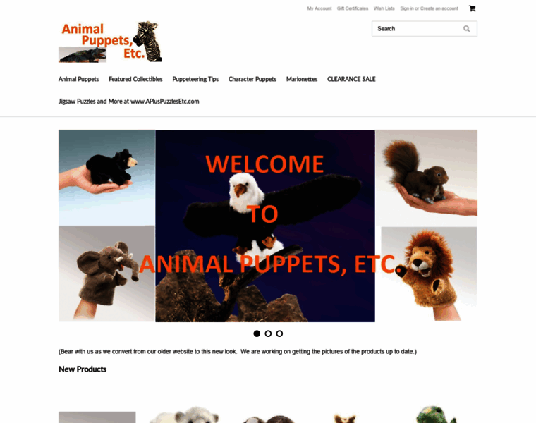 Animalpuppetsetc.com thumbnail