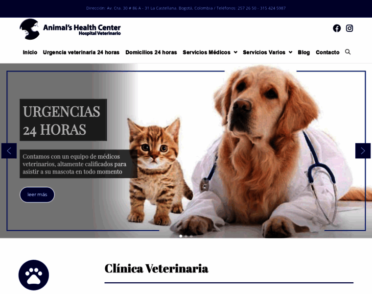 Animalshealthcenter.com.co thumbnail
