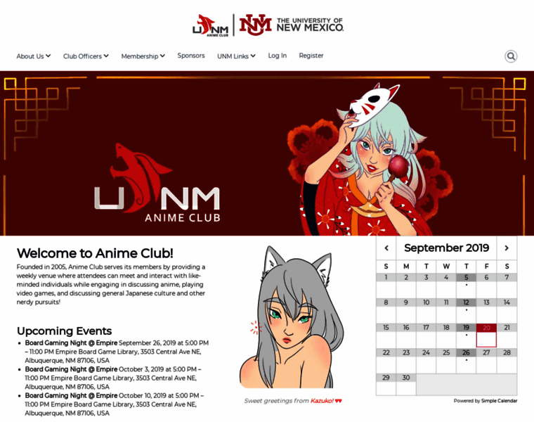 Anime.unm.edu thumbnail