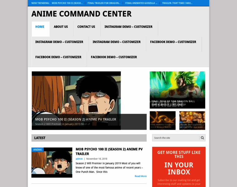 Animecommandcenter.com thumbnail
