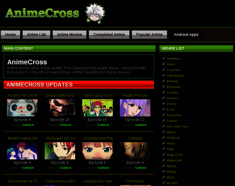 Animecross.net thumbnail