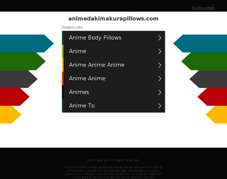 Animedakimakurapillows.com thumbnail Animedakimakurapillows.com thumbnail