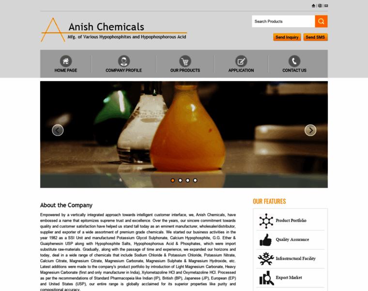 Anishchemicals.com thumbnail