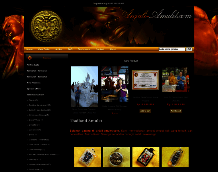 Anjali-amulet.com thumbnail