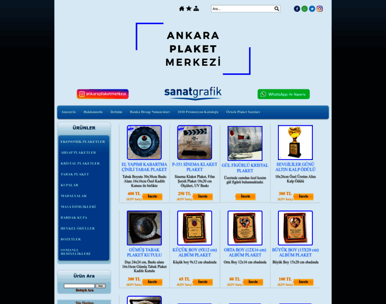 Ankaraplaketmerkezi.com thumbnail