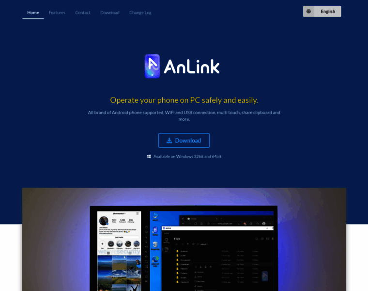 anl.ink at WI. AnLink - Operate Your Phone on PC Desktop