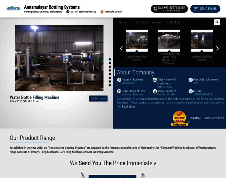 Annamalayarbottlingsystems.com thumbnail Annamalayarbottlingsystems.com thumbnail