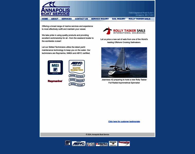 Annapolisboatservice.com thumbnail