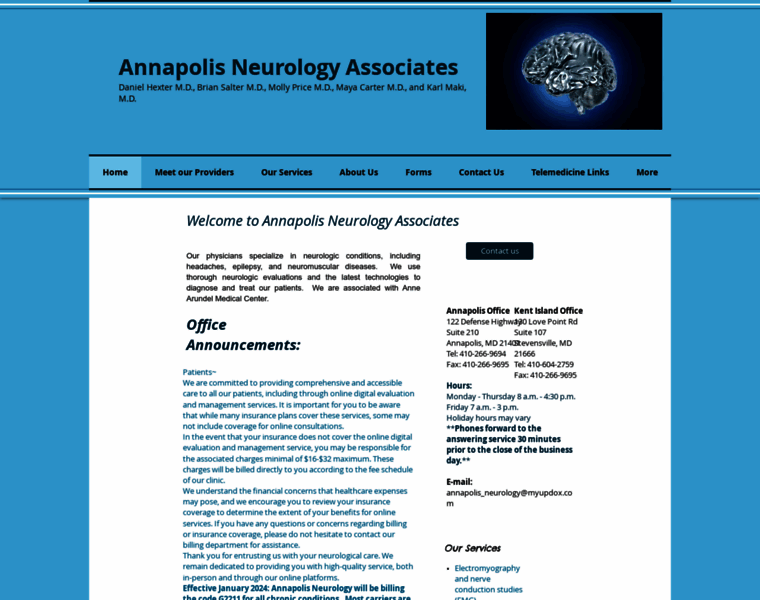 Annapolisneurology.com thumbnail