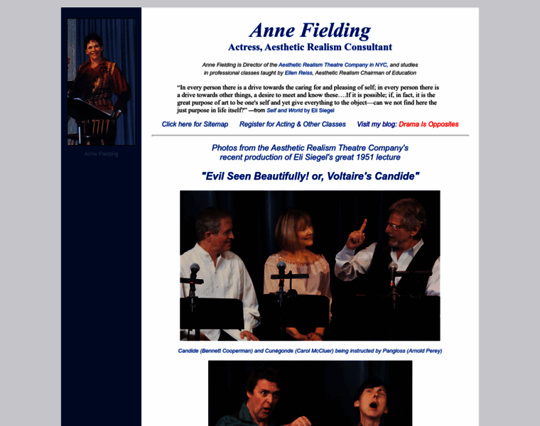 Annefielding.net thumbnail