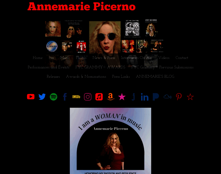 Annemariepicerno.com thumbnail