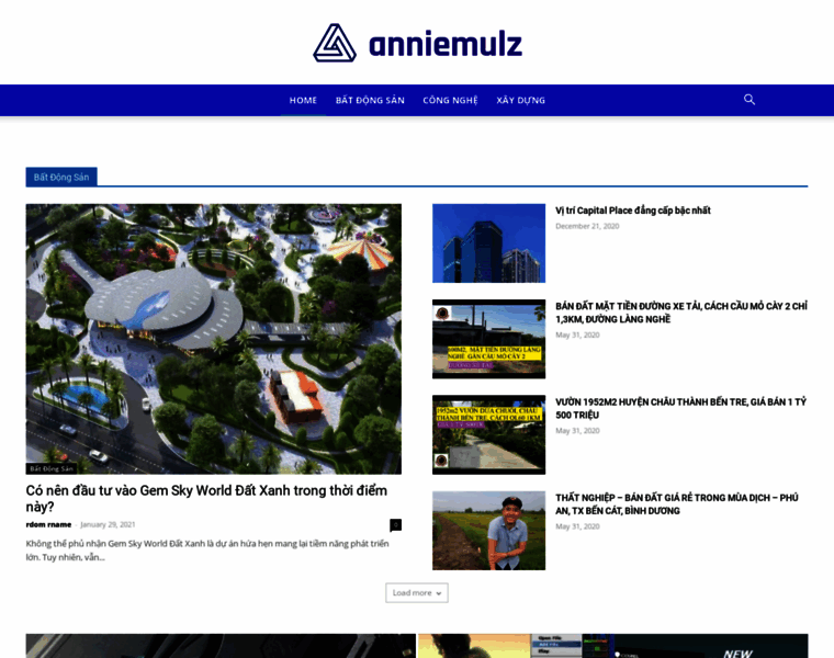 Anniemulz.com thumbnail