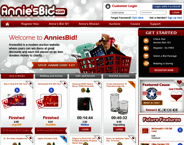 Anniesbid.com thumbnail
