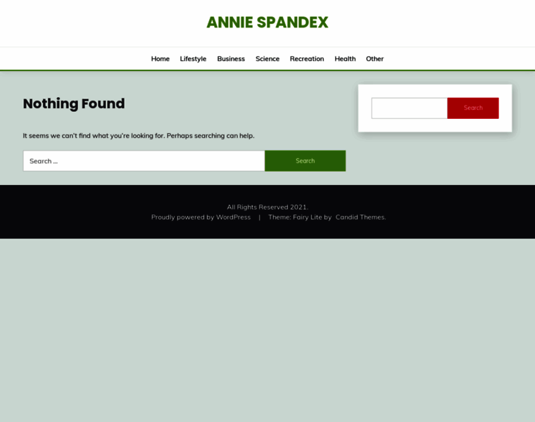 Anniespandex.com thumbnail