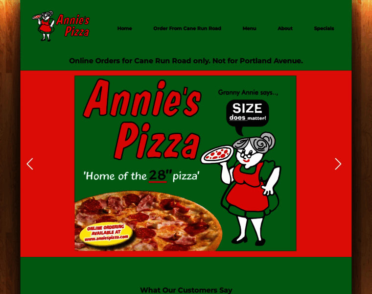 Anniespizza.com thumbnail