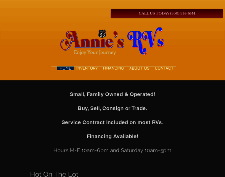 Anniesrvs.com thumbnail