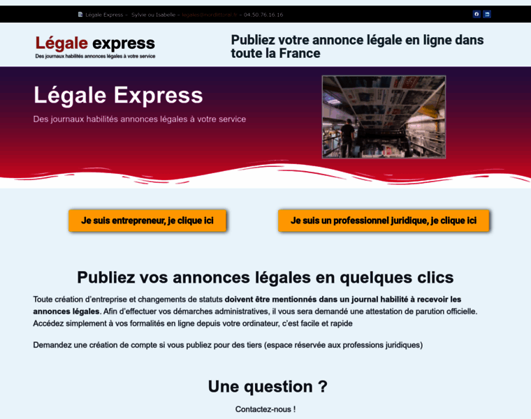 Annonce-legale-express.fr thumbnail
