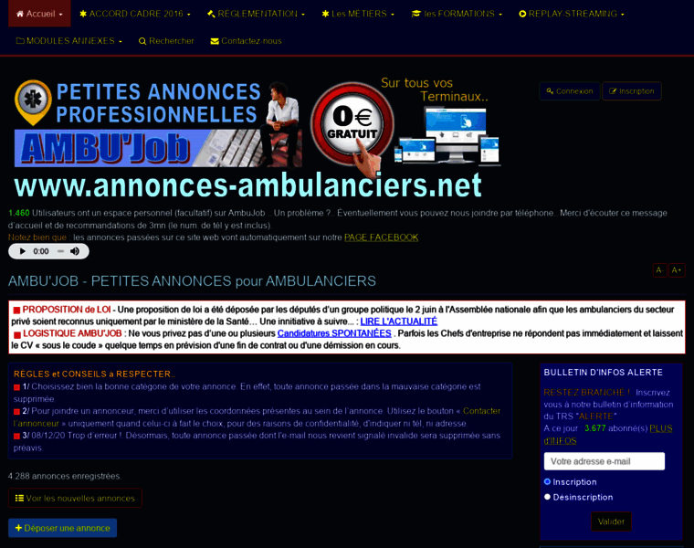 Annonces-ambulanciers.net thumbnail