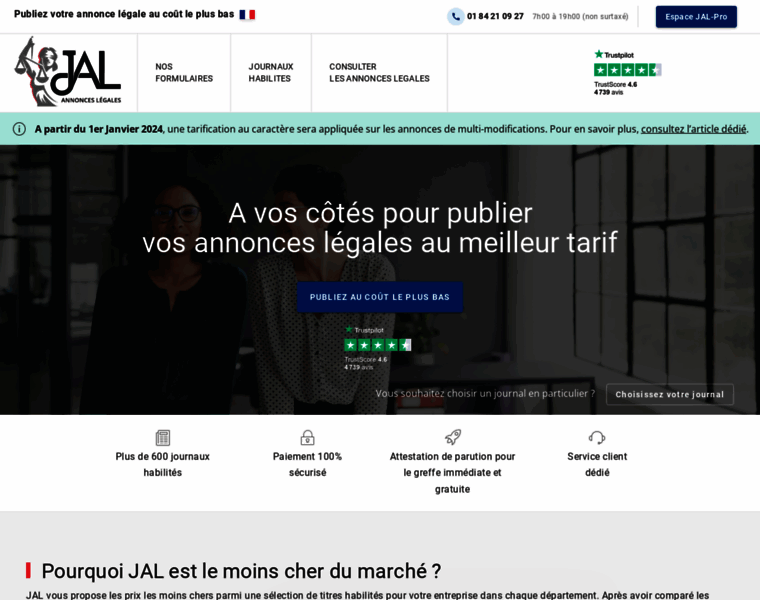 Annonces-legales.fr thumbnail