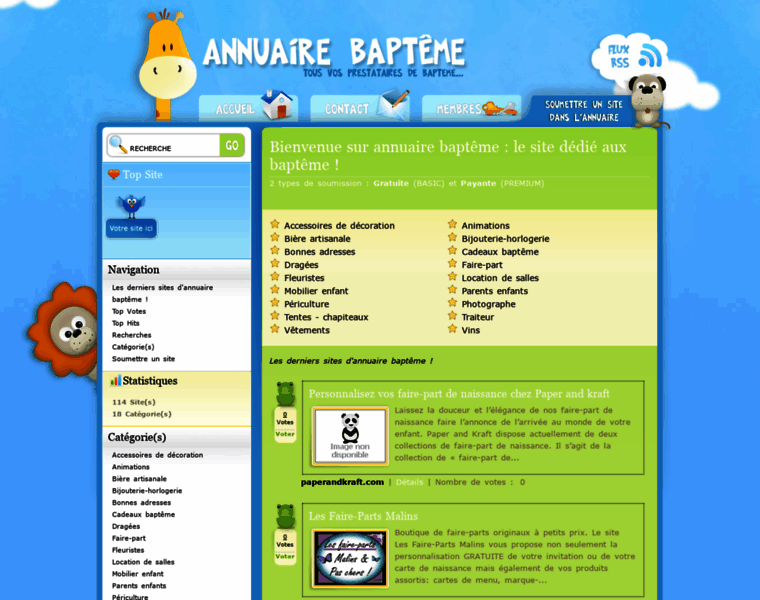 Annuaire-bapteme.fr thumbnail