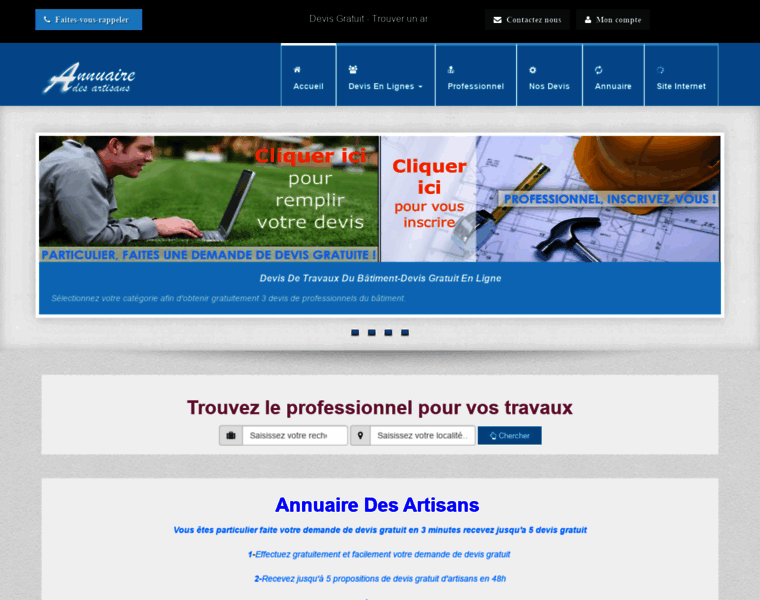 Annuaire-des-artisans.fr thumbnail