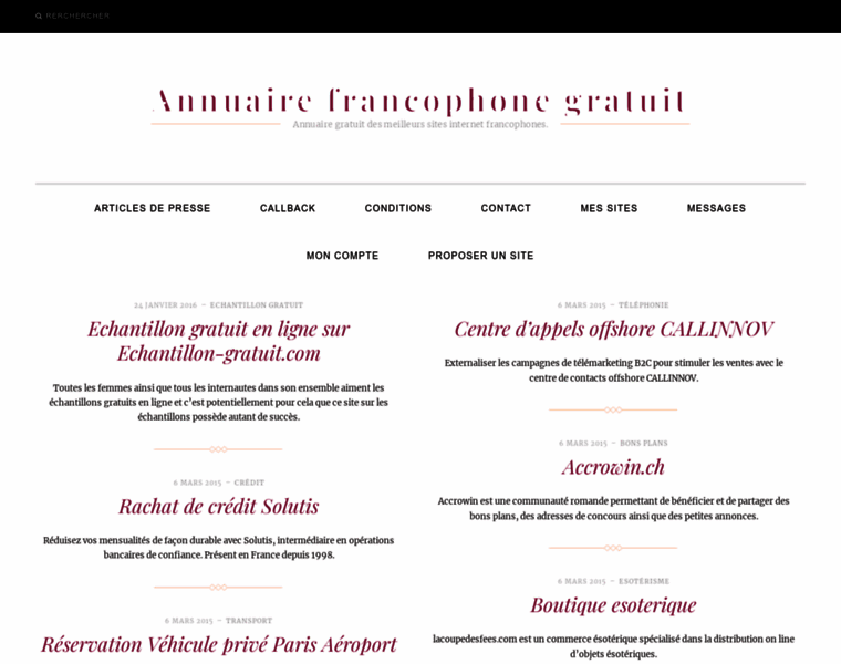 Annuaire-francophone.org thumbnail