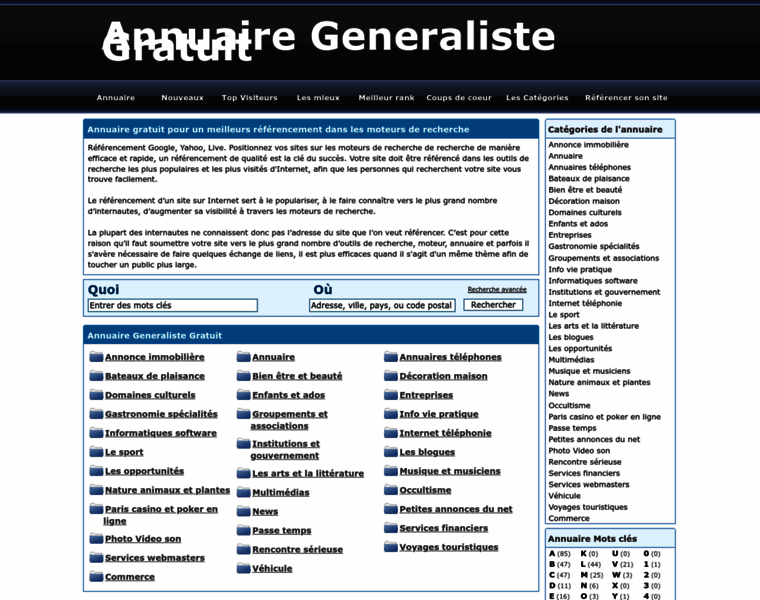 Annuaire-generalistes.com thumbnail