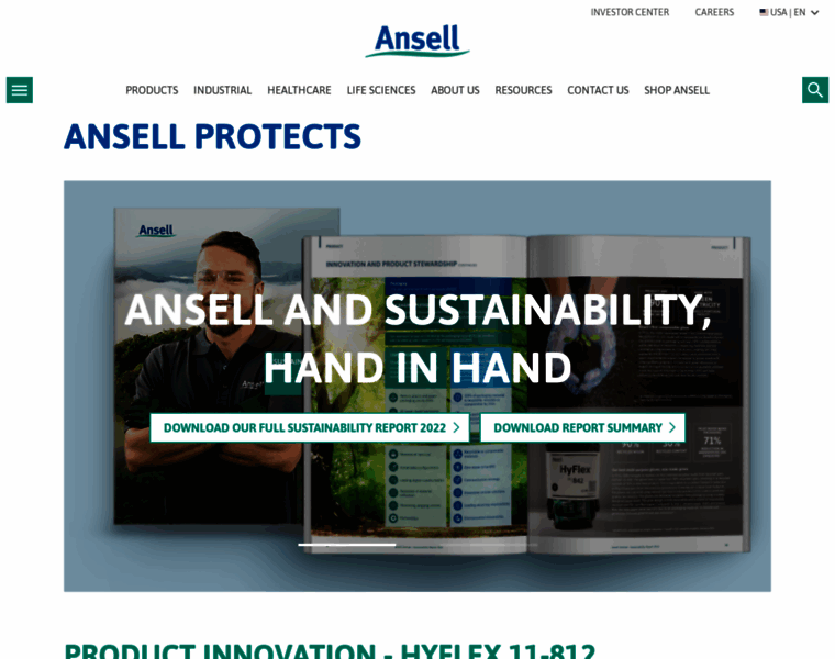 Ansell-edmont.com thumbnail