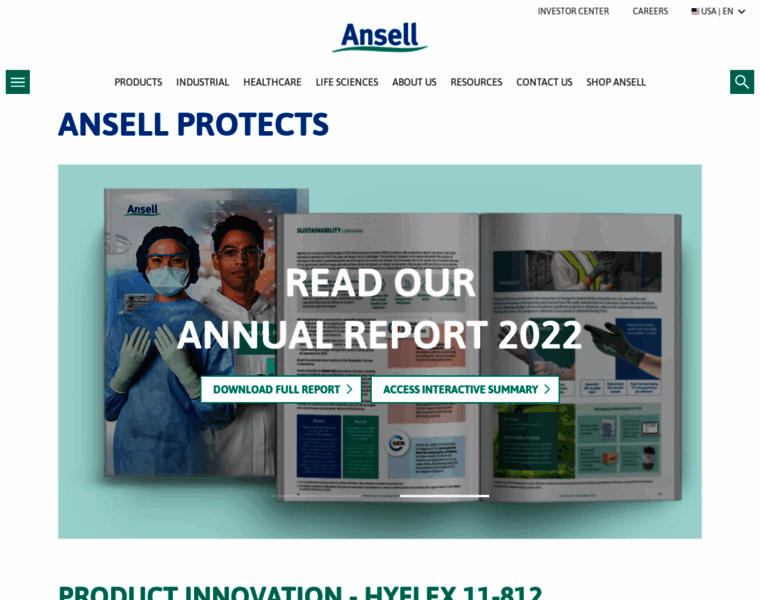 Ansell.eu thumbnail