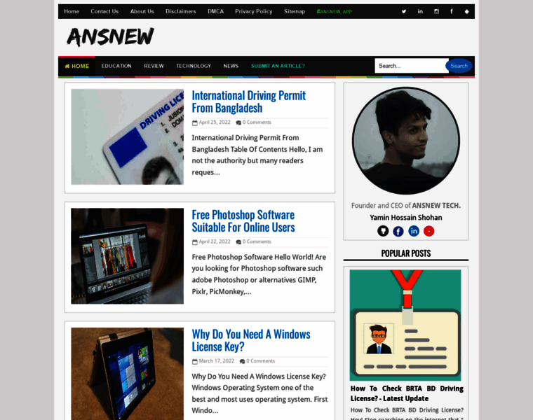 Ansnew.com thumbnail
