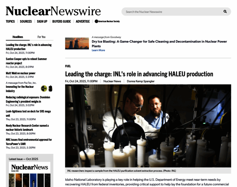 Ansnuclearcafe.org thumbnail Ansnuclearcafe.org thumbnail